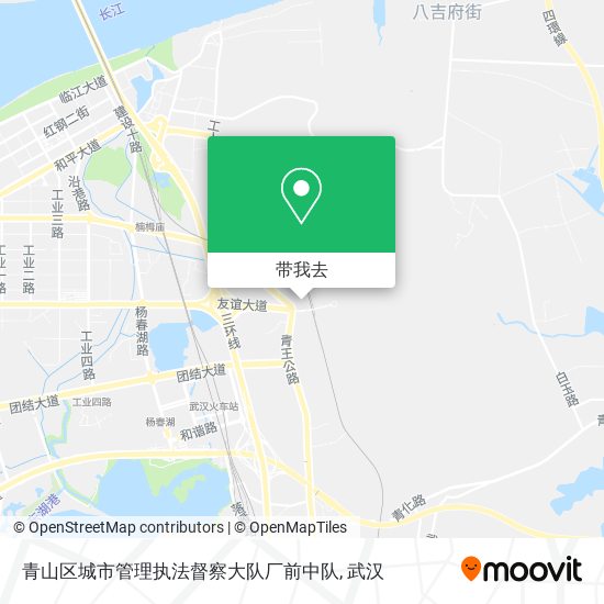 青山区城市管理执法督察大队厂前中队地图