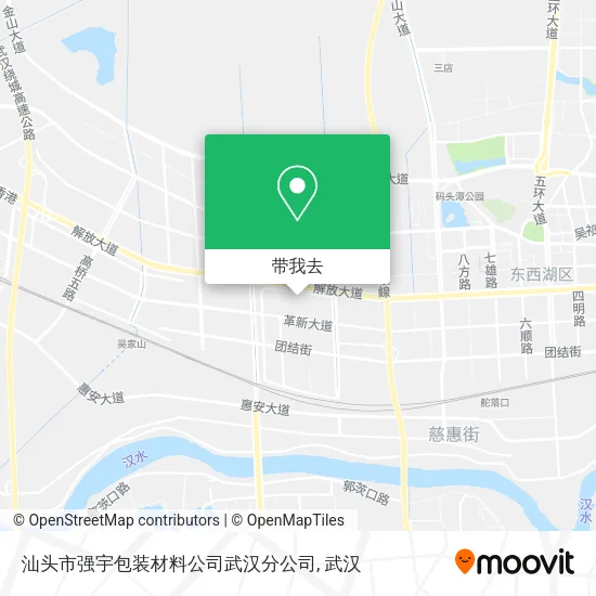汕头市强宇包装材料公司武汉分公司地图
