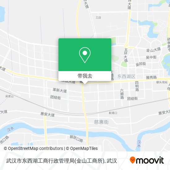 武汉市东西湖工商行政管理局(金山工商所)地图