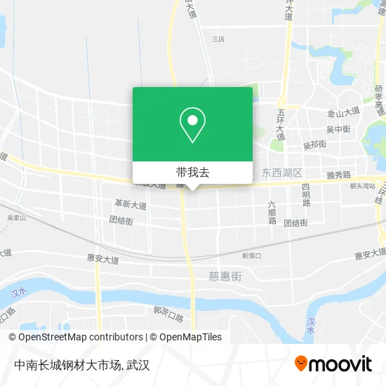 中南长城钢材大市场地图