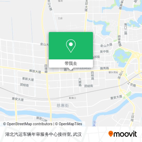 湖北汽运车辆年审服务中心接待室地图
