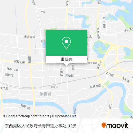 东西湖区人民政府长青街道办事处地图