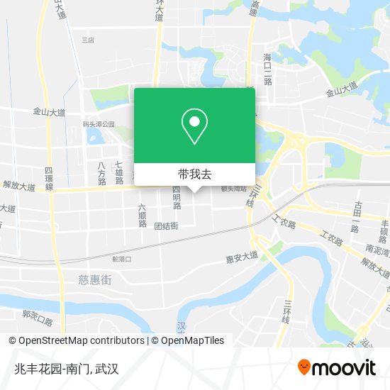 兆丰花园-南门地图