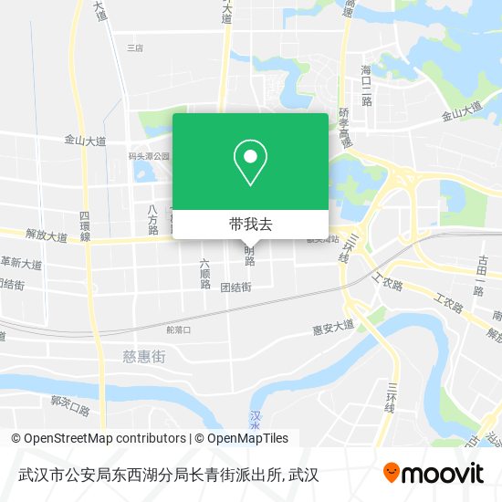 武汉市公安局东西湖分局长青街派出所地图