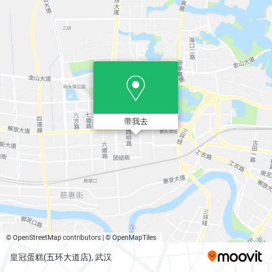 皇冠蛋糕(五环大道店)地图