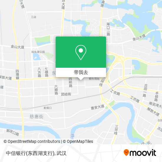 中信银行(东西湖支行)地图