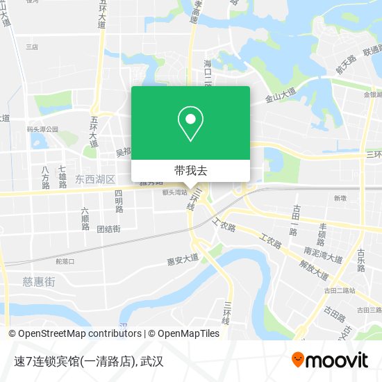 速7连锁宾馆(一清路店)地图