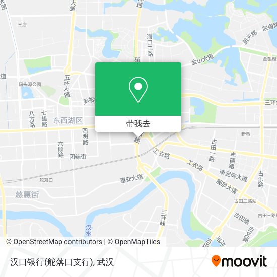 汉口银行(舵落口支行)地图