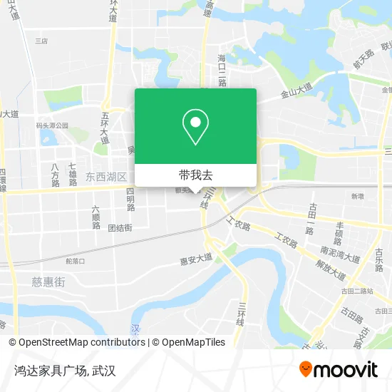 鸿达家具广场地图