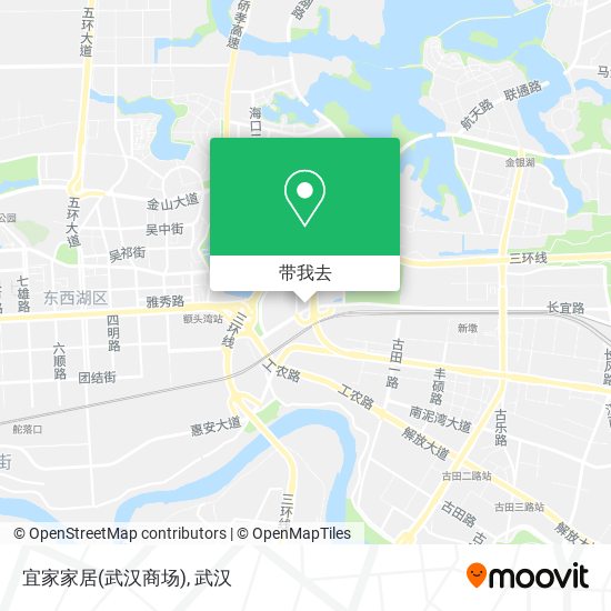宜家家居(武汉商场)地图