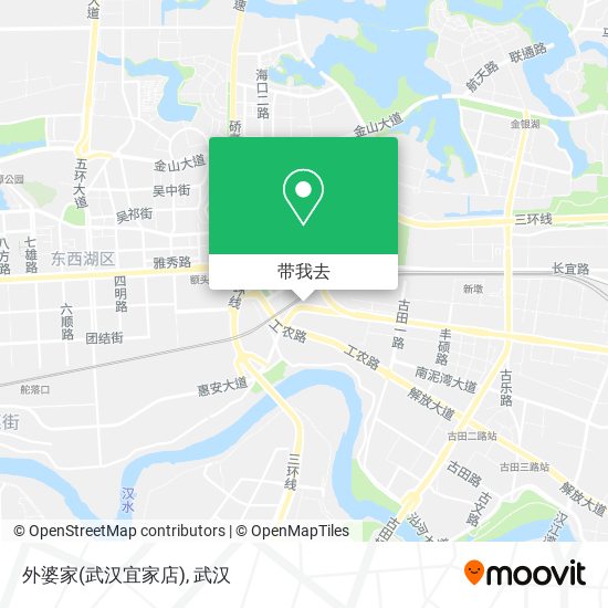 外婆家(武汉宜家店)地图