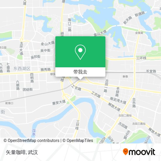 矢量咖啡地图