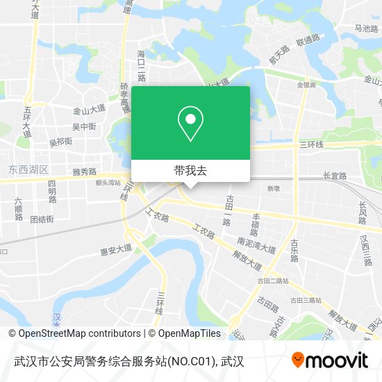 武汉市公安局警务综合服务站(NO.C01)地图