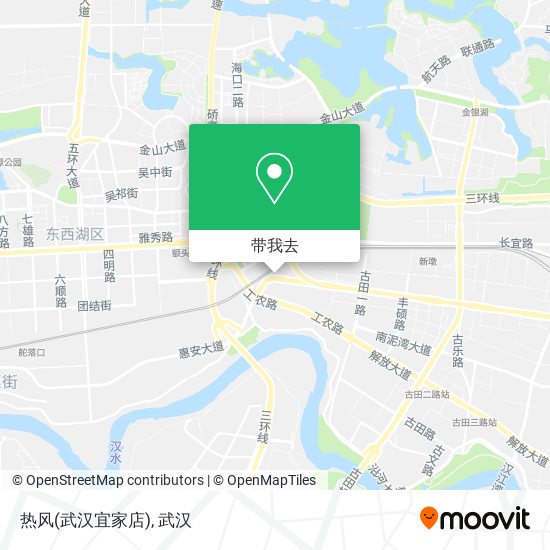 热风(武汉宜家店)地图