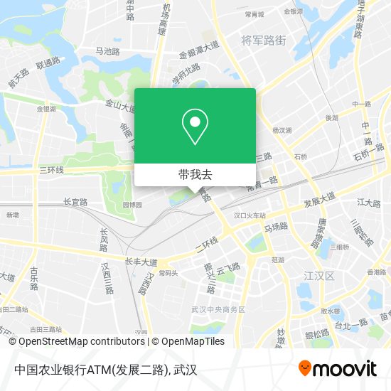 中国农业银行ATM(发展二路)地图