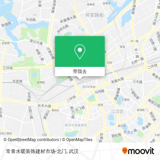常青水暖装饰建材市场-北门地图