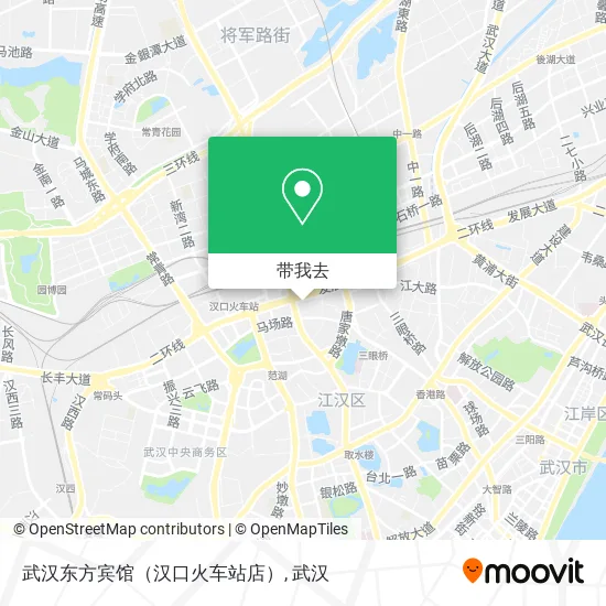 武汉东方宾馆（汉口火车站店）地图