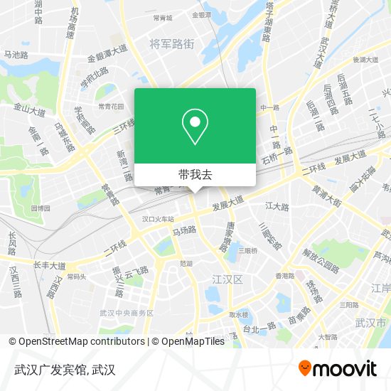 武汉广发宾馆地图