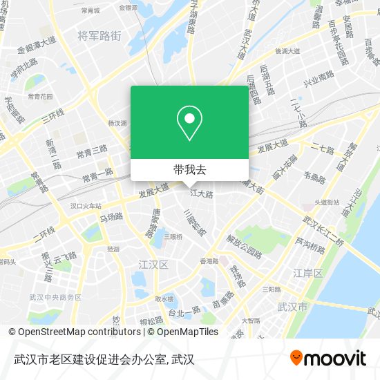 武汉市老区建设促进会办公室地图