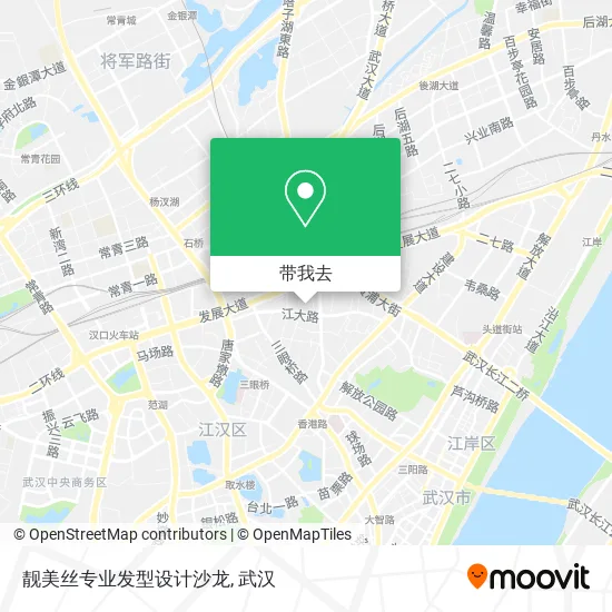 靓美丝专业发型设计沙龙地图
