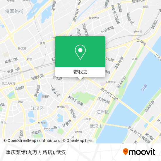 重庆菜馆(九万方路店)地图