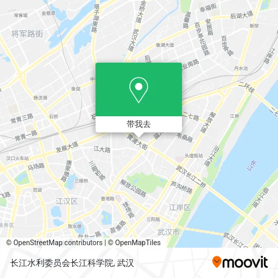 长江水利委员会长江科学院地图