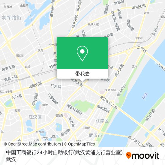 中国工商银行24小时自助银行(武汉黄浦支行营业室)地图