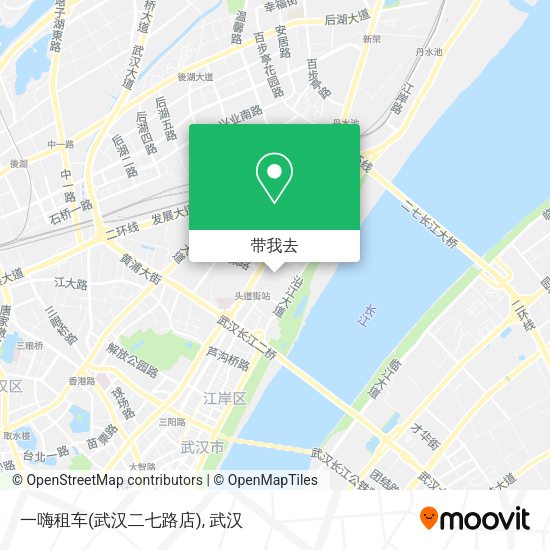 一嗨租车(武汉二七路店)地图