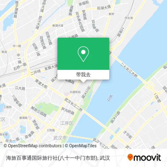 海旅百事通国际旅行社(八十一中门市部)地图