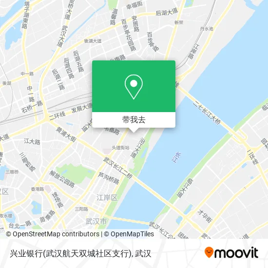 兴业银行(武汉航天双城社区支行)地图