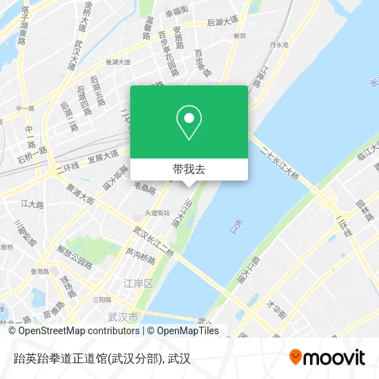 跆英跆拳道正道馆(武汉分部)地图