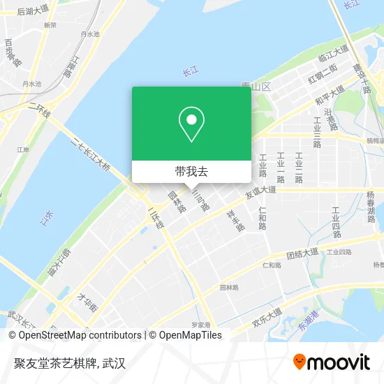 聚友堂茶艺棋牌地图