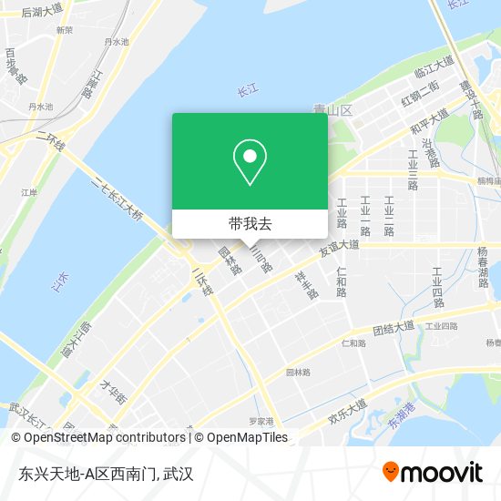 东兴天地-A区西南门地图