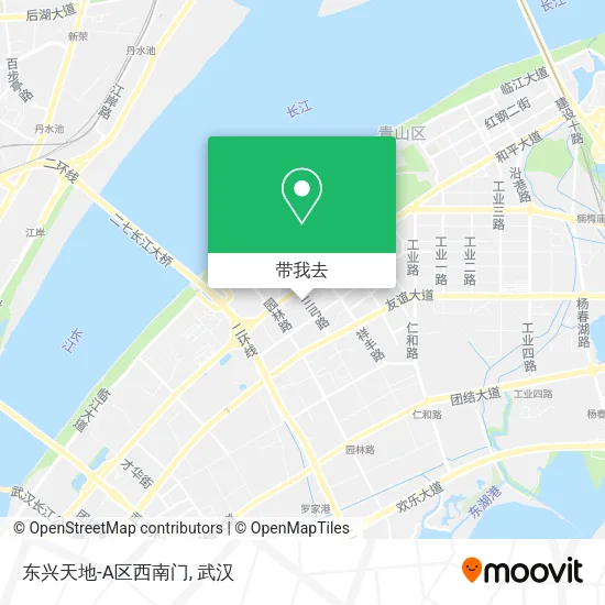 东兴天地-A区西南门地图