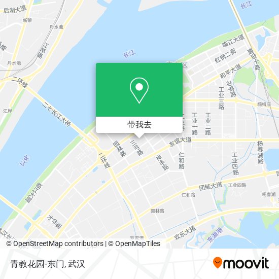 青教花园-东门地图