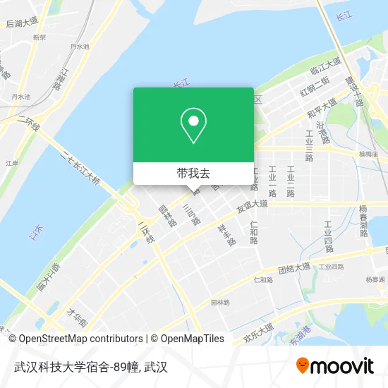 武汉科技大学宿舍-89幢地图
