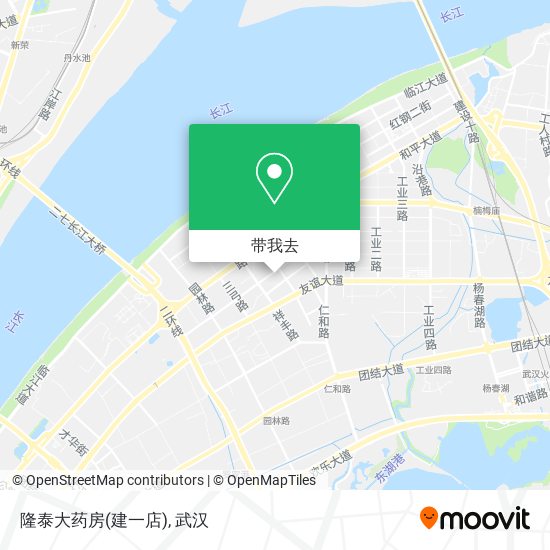 隆泰大药房(建一店)地图