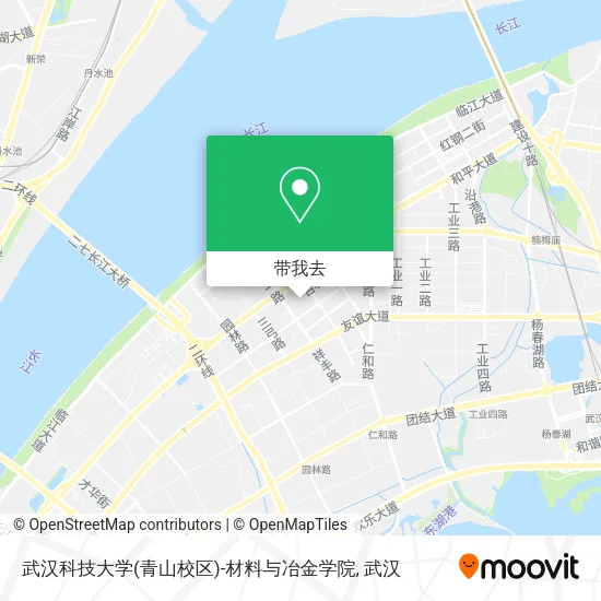 武汉科技大学(青山校区)-材料与冶金学院地图