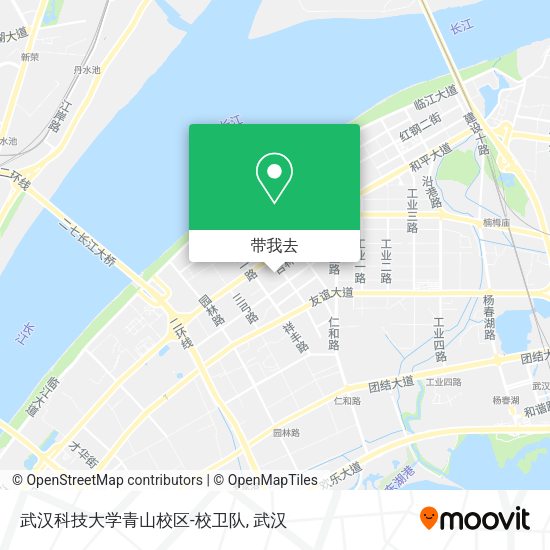 武汉科技大学青山校区-校卫队地图