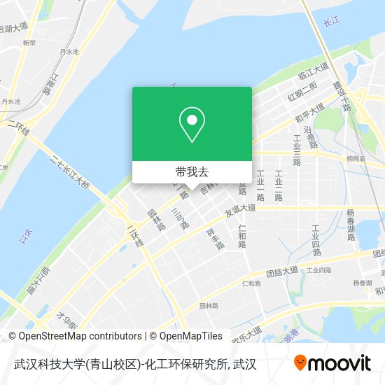 武汉科技大学(青山校区)-化工环保研究所地图