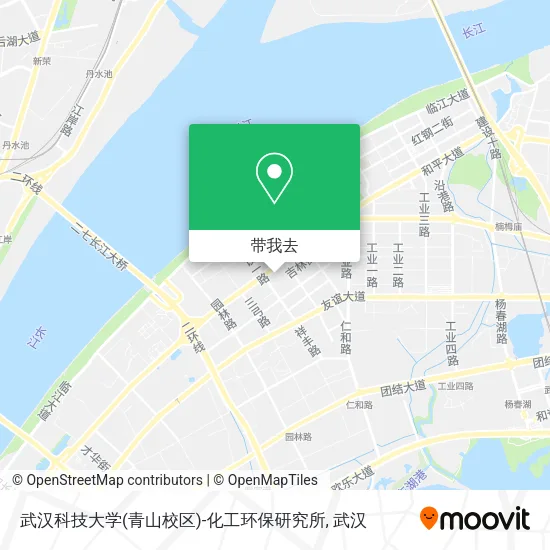 武汉科技大学(青山校区)-化工环保研究所地图