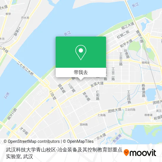 武汉科技大学青山校区-冶金装备及其控制教育部重点实验室地图