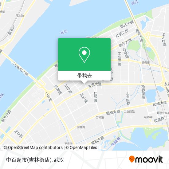 中百超市(吉林街店)地图
