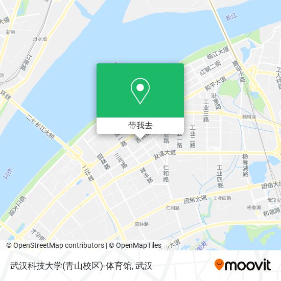 武汉科技大学(青山校区)-体育馆地图
