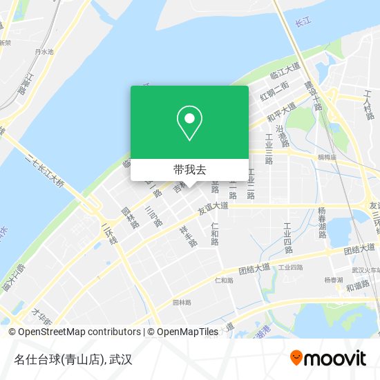 名仕台球(青山店)地图