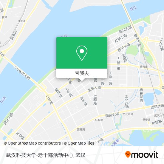 武汉科技大学-老干部活动中心地图