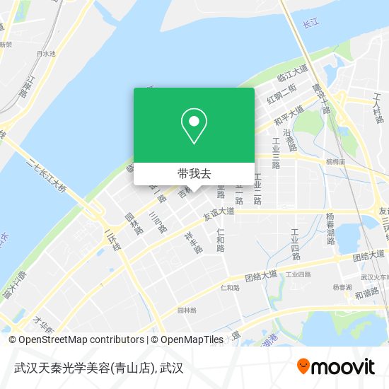 武汉天秦光学美容(青山店)地图