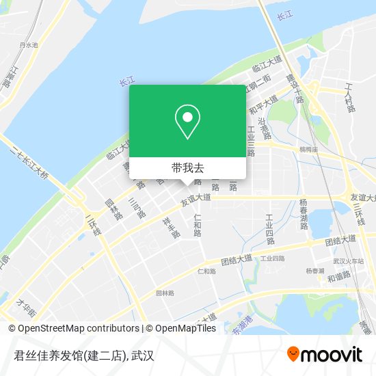 君丝佳养发馆(建二店)地图
