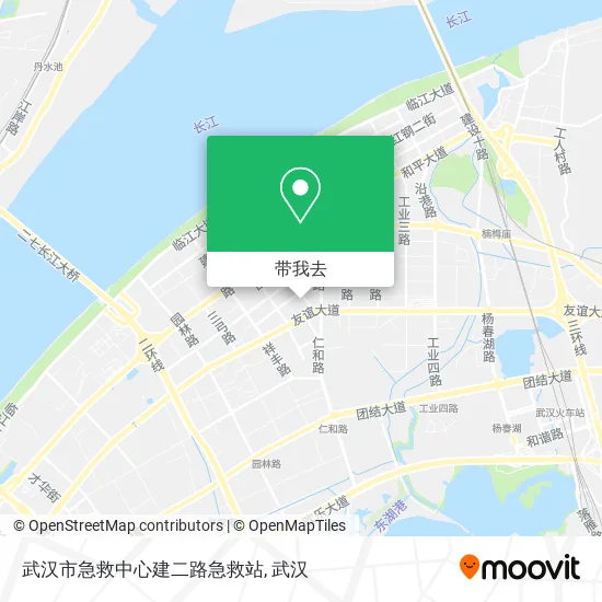 武汉市急救中心建二路急救站地图