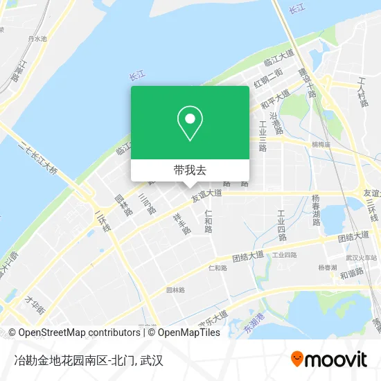 冶勘金地花园南区-北门地图